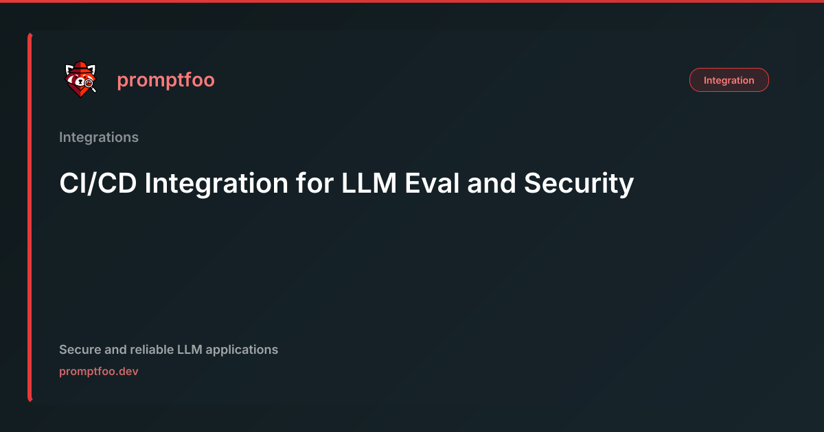 CI prompt evaluation - compare versions before merge